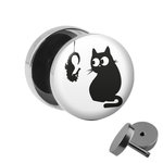 Picture Fake Plug - Cat and hinging Seahorse