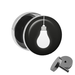 Picture Fake Plug - Lightbulb - White