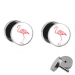 Picture Fake Plug Set - Flamingo