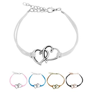 Bracelet - Leather - Hearts