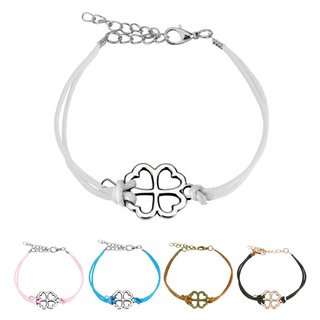 Bracelet - Leather - Cloverleaf