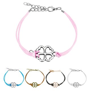 Bracelet - Leather - Cloverleaf