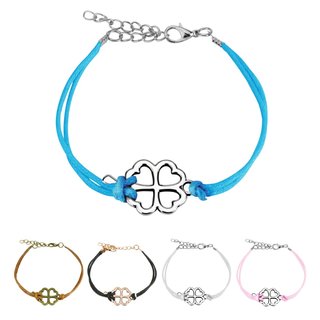 Bracelet - Leather - Cloverleaf