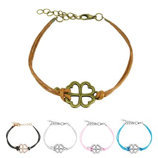 Bracelet - Leather - Cloverleaf