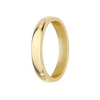 Ring - Stainless Steel - 4 Width - Shiny - Gold