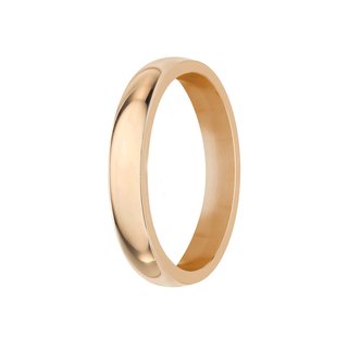 Ring - Stainless Steel - 4 Width - Shiny - Rose Gold