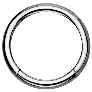 Segement Ring Piercing - Clicker - Segmentclicker - Titan [34.] - silver 1.6 x 13 mm