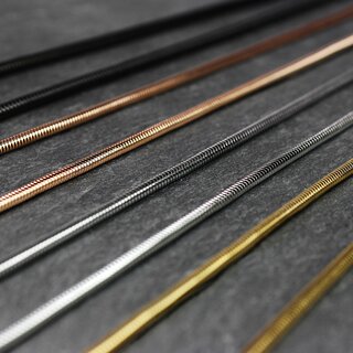 Max Palmer - Snake Necklace - Steel silver - [10.] Thickness: 2,5mm - Length: 50cm