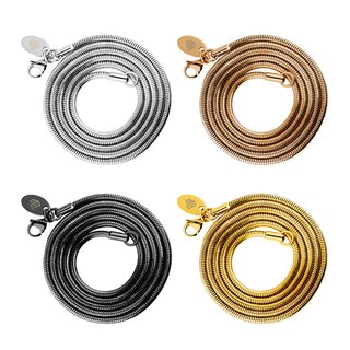 Max Palmer - Snake Necklace - Steel black - [22.] Thickness: 1,2mm - Length: 40cm