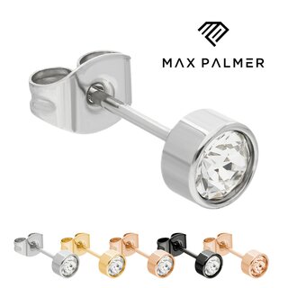 Max Palmer - Ear Stud with Swarovski Crystal