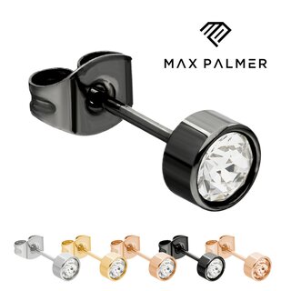 Max Palmer - Ear Stud with Swarovski Crystal