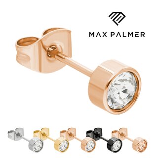 Max Palmer - Ear Stud with Swarovski Crystal