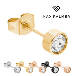 Max Palmer - Ear Stud with Swarovski Crystal