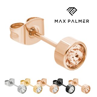 Max Palmer - Ear Stud with Swarovski Crystal