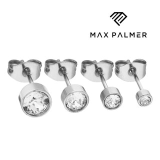 Max Palmer - Ear Stud with Swarovski Crystal