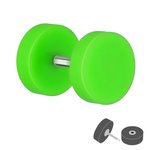 Piercing Fake Plug - Acrylic - Green