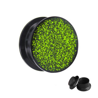 Ear Plug - Glitter - Light Green