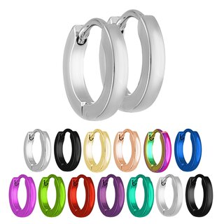 Hoop Earrings - 3 Sizes - 13 Colors