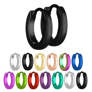Hoop Earrings - 3 Sizes - 13 Colors