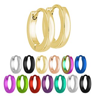 Hoop Earrings - 3 Sizes - 13 Colors
