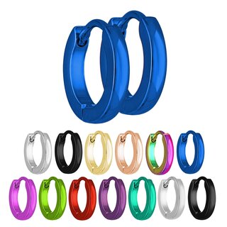 Hoop Earrings - 3 Sizes - 13 Colors