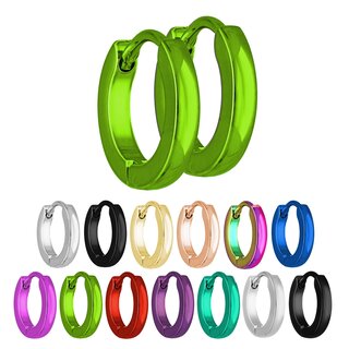 Hoop Earrings - 3 Sizes - 13 Colors