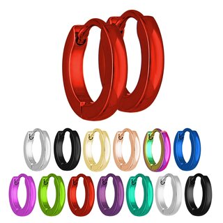 Hoop Earrings - 3 Sizes - 13 Colors