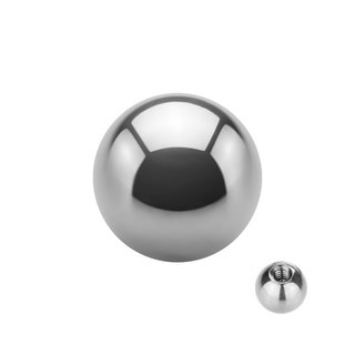 Piercing Ball - Silver - Steel - with Screw