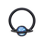 Ball Closure Ring - Steel - Black - Planet