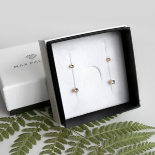 Max Palmer - Ear Stud Set with Swarovski Crystal