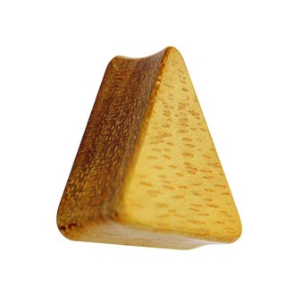 Wood Ear Plug - Triangle - Jackfruit Wood