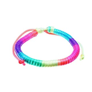 Bracelet - Fabric - Rainbow