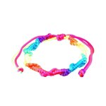 Bracelet - Fabric - Rainbow - Twisted