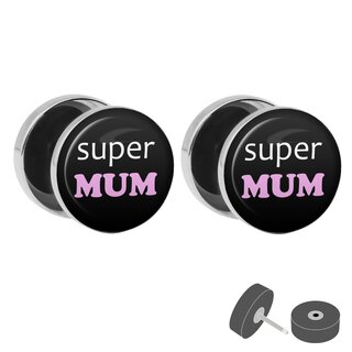 Picture Fake Plug - Super Mum