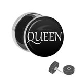 Picture Fake Plug - Queen - Black