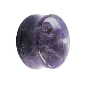 Stone Ear Plug - Amethyst