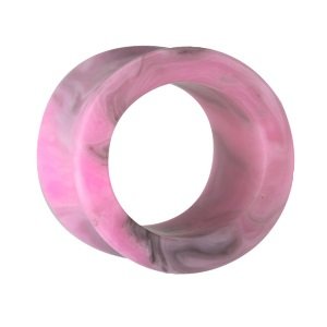 Flesh Tunnel - Acrylic - Marble - Pink