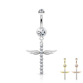 Bananabell Piercing - Cross - Wing - Crystals