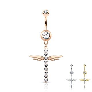 Bananabell Piercing - Cross - Wing - Crystals