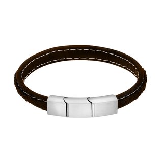 Bracelet - Leather - Magnetic Closure - Braided Small