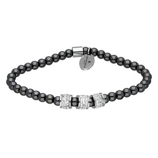 Bracelet - Pearls - Crystals - Narrow