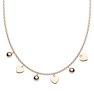 Necklace - Balls and Hearts