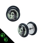 Picture Fake Plug - Glow in the dark - Horror