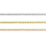 Necklace - Steel - Braid Chain - 3 Colors