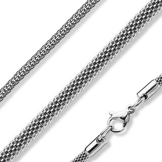 Necklace - Steel - Braid Chain - Mesh