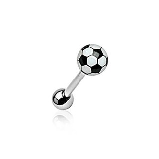 Piercing Barbell - Steel - Football