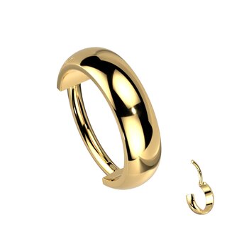 Segement Ring Piercing - Clicker - Titanium - Wide