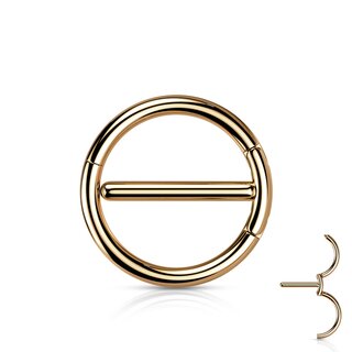 Nipple Piercing - Steel - Barbell and Ring