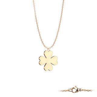 Necklace - Rose Gold - Four Leaf Clover