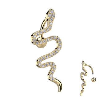 Bananabell Piercing - Buckle - Snake - Crystals